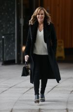 AMANDA HOLDEN Arrives at Sunday Brunch TV in London 10/04/2020