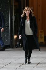 AMANDA HOLDEN Arrives at Sunday Brunch TV in London 10/04/2020