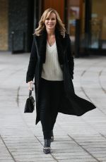 AMANDA HOLDEN Arrives at Sunday Brunch TV in London 10/04/2020