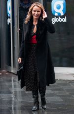 AMANDA HOLDEN Leaves Global Studios in London 10/02/2020