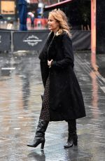 AMANDA HOLDEN Leaves Global Studios in London 10/02/2020