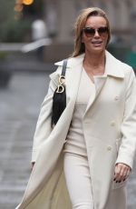 AMANDA HOLDEN Leaves Global Studios in London 10/08/2020