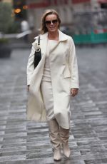 AMANDA HOLDEN Leaves Global Studios in London 10/08/2020