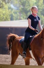 AMBER HEARD at Horseback Riding in Los Angeles 10/07/2020