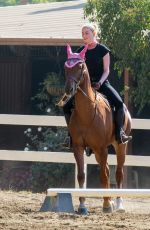 AMBER HEARD at Horseback Riding in Los Angeles 10/07/2020
