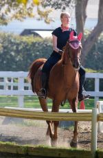 AMBER HEARD at Horseback Riding in Los Angeles 10/07/2020