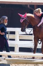 AMBER HEARD at Horseback Riding in Los Angeles 10/07/2020