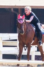 AMBER HEARD at Horseback Riding in Los Angeles 10/07/2020