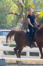 AMBER HEARD at Horseback Riding in Los Angeles 10/07/2020