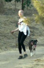 AMBER HEARD Out Hiking in Los Angeles 10/08/2020