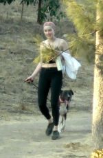 AMBER HEARD Out Hiking in Los Angeles 10/08/2020