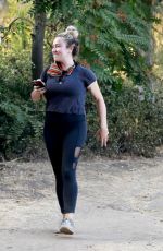 AMBER HEARD Out Hiking in Los Angeles 10/08/2020