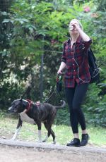 AMBER HEARD Out Hiking in Los Feliz 10/25/2020