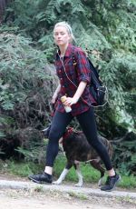 AMBER HEARD Out Hiking in Los Feliz 10/25/2020