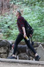 AMBER HEARD Out Hiking in Los Feliz 10/25/2020