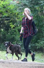 AMBER HEARD Out Hiking in Los Feliz 10/25/2020