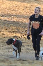 AMBER HEARD Out Hiking with Her Dog in Los Angeles 10/17/2020