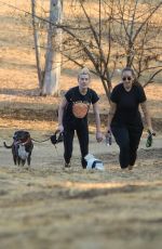 AMBER HEARD Out Hiking with Her Dog in Los Angeles 10/17/2020