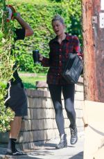 AMBER HEARD Outside Her Home in Los Angeles 10/26/2020