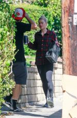 AMBER HEARD Outside Her Home in Los Angeles 10/26/2020