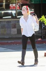 AMBER HEARD Riding a Horse Out in Los Angeles 10/13/2020