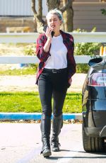AMBER HEARD Riding Her Horse in Los Angeles 10/27/2020