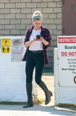AMBER HEARD Riding Her Horse in Los Angeles 10/27/2020