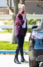 AMBER HEARD Riding Her Horse in Los Angeles 10/27/2020