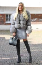 AMBER TURNER on the Set of The Only Way is Essex 10/07/2020