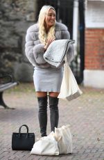 AMBER TURNER on the Set of The Only Way is Essex 10/07/2020