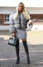 AMBER TURNER on the Set of The Only Way is Essex 10/07/2020