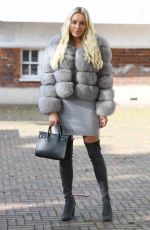 AMBER TURNER on the Set of The Only Way is Essex 10/07/2020