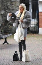 AMBER TURNER on the Set of The Only Way is Essex 10/07/2020
