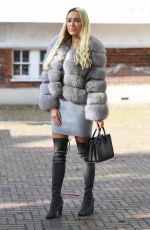 AMBER TURNER on the Set of The Only Way is Essex 10/07/2020