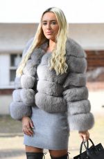 AMBER TURNER on the Set of The Only Way is Essex 10/07/2020
