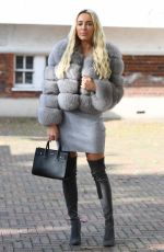 AMBER TURNER on the Set of The Only Way is Essex 10/07/2020