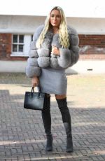 AMBER TURNER on the Set of The Only Way is Essex 10/07/2020