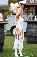 AMBER TURNER on the Set of The Only Way is Essex at Chlochella Festival in Essex 10/06/2020