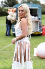 AMBER TURNER on the Set of The Only Way is Essex at Chlochella Festival in Essex 10/06/2020