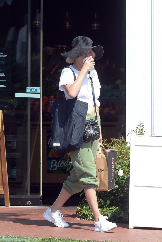 AMBER VALLETTA Out for Coffee in Los Angeles 10/06/2020
