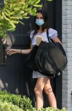 ANA DE ARMAS and Ben Affleck Outside Their Home in Pacific Palisades 10/15/2020