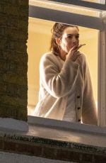 ANNE HATHAWAY on the Set of Lockdown in London 09/27/2020