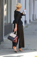ANNE HECHE All in Black at DWTS Studio in Los Angeles 10/01/2020