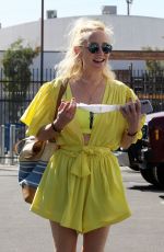 ANNE HECHE Arrives at Dance Rehersal in Los Angeles 09/19/2020