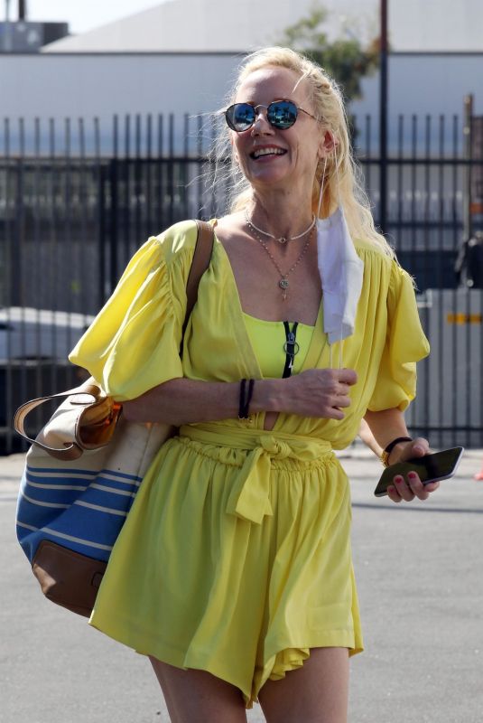 ANNE HECHE Arrives at Dance Rehersal in Los Angeles 09/19/2020