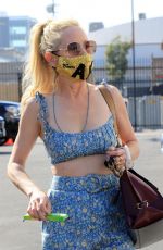 ANNE HECHE Arrives at Dancing with the Stars Studio in Los Angeles 10/03/2020