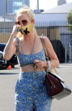 ANNE HECHE Arrives at Dancing with the Stars Studio in Los Angeles 10/03/2020