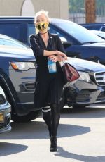 ANNE HECHE at a Dance Studio in Los Angeles 10/02/2020