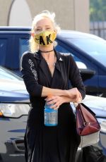 ANNE HECHE at a Dance Studio in Los Angeles 10/02/2020