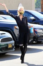 ANNE HECHE at a Dance Studio in Los Angeles 10/02/2020